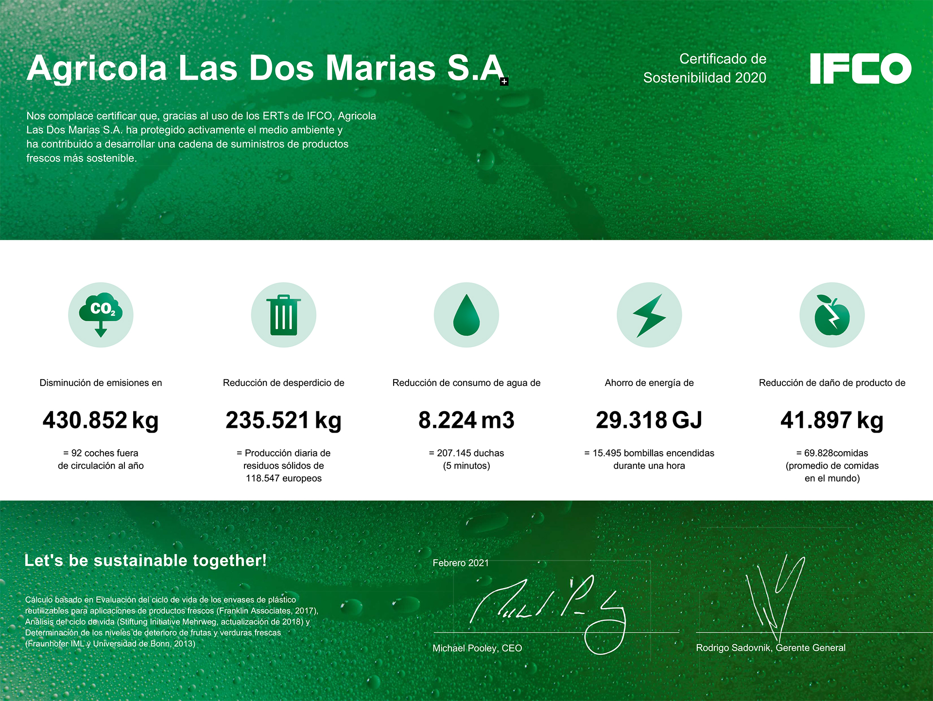 Agrícola Dos Marías